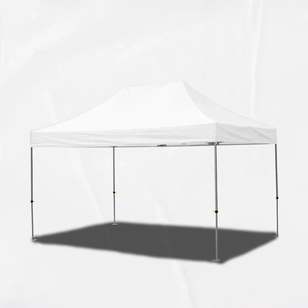 Carpa Plegable 3x4.5 m, Gama ECO 32mm, Sin laterales, blanco