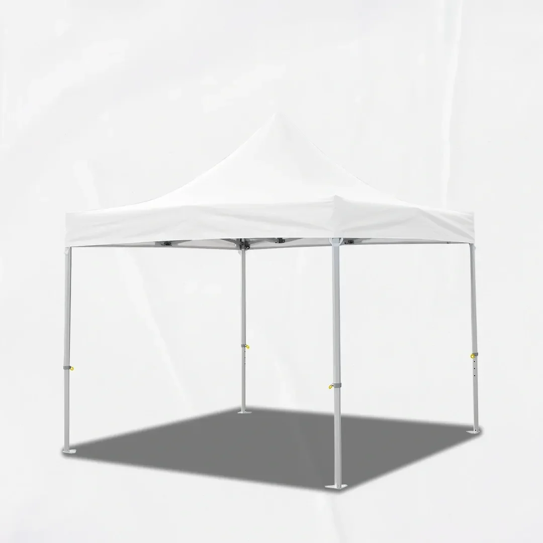 Carpa Plegable 3x3 m, Gama ELITE 57mm, Sin laterales, blanco