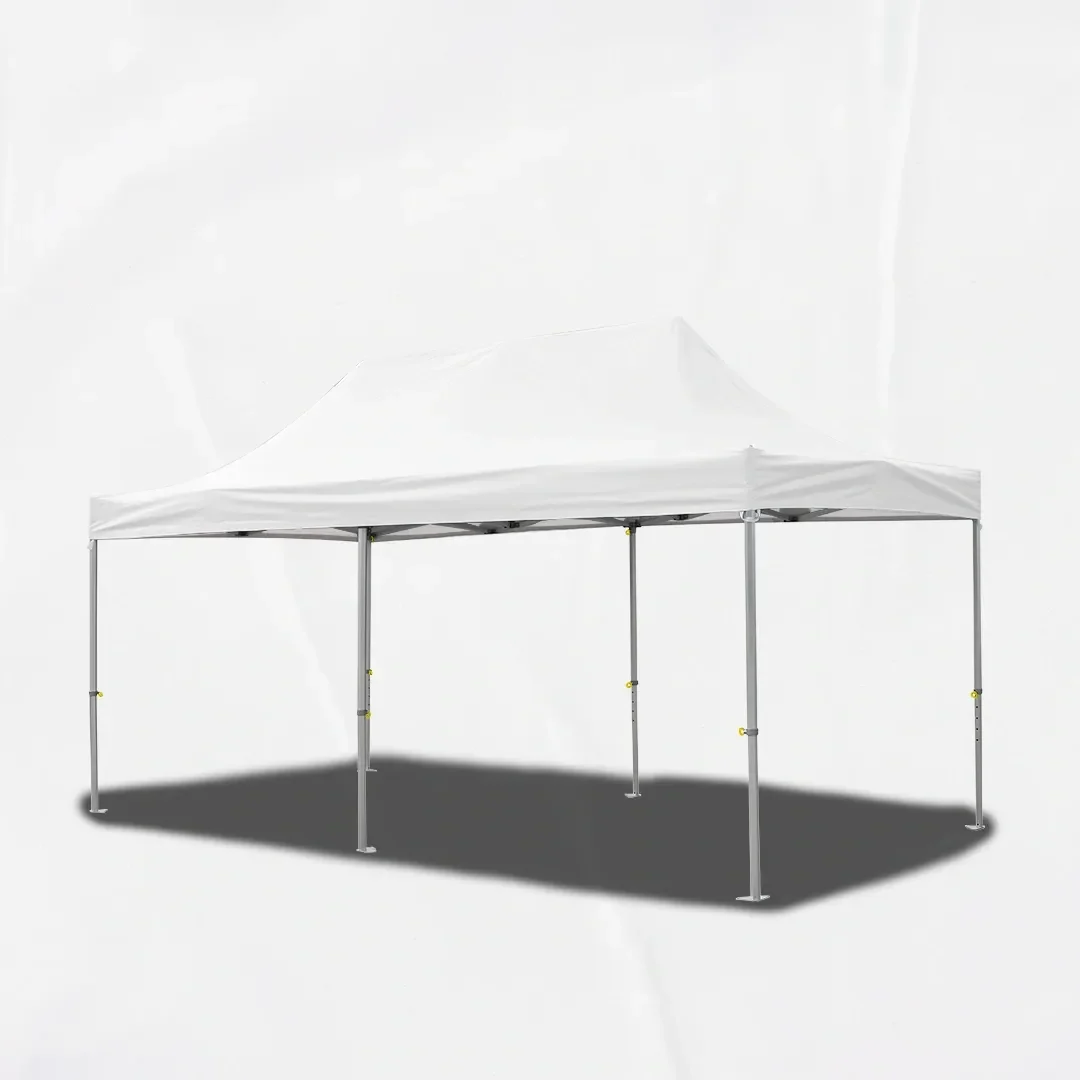 Carpa Plegable 8x4 m, Gama ELITE 57mm, Sin laterales, blanco