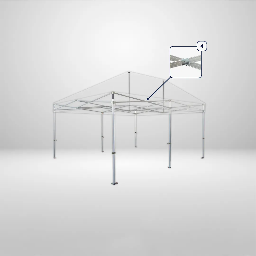 Pieza de repuesto Nº 4 para carpa plegable - Gama ELITE 2 Pieza de repuesto Nº 4 para carpa plegable - Gama ELITE - Imagen 2