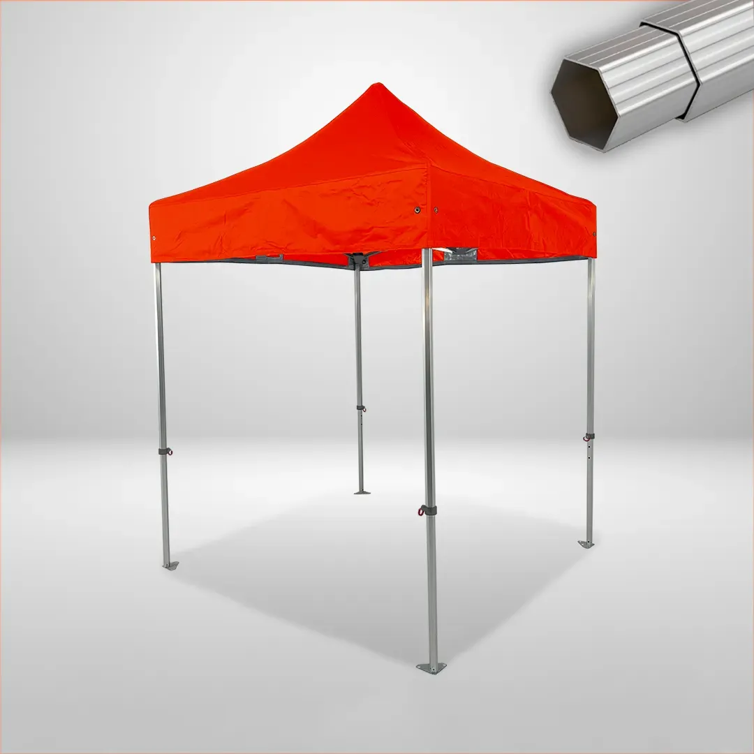 Carpa Plegable 2x2 m, Gama ELITE 50mm, Sin laterales, naranja 1 Carpa Plegable 2x2 m, Gama ELITE 50mm, Sin laterales, naranja