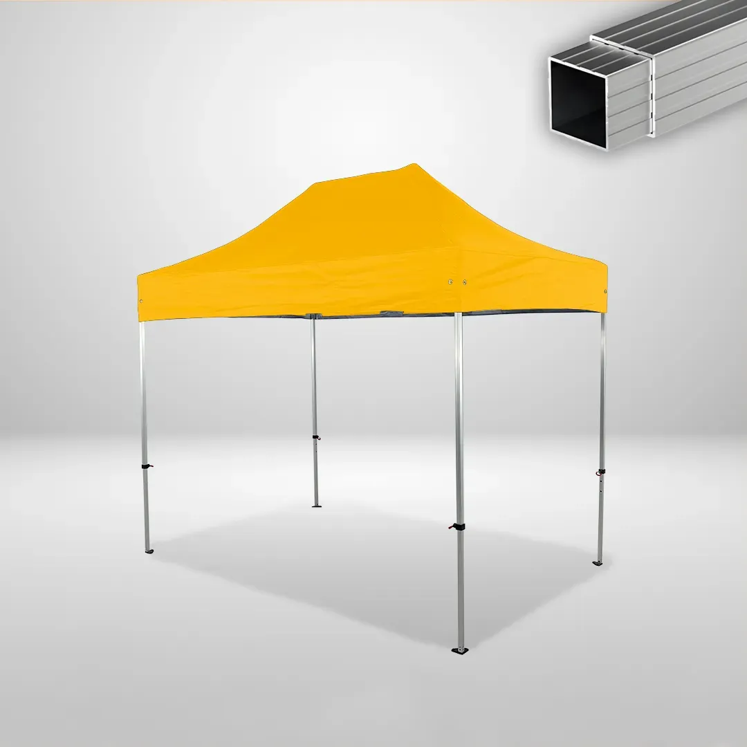 Carpa Plegable 3x2 m, Gama ECO 32mm, Sin laterales, amarillo 1 Carpa Plegable 3x2 m, Gama ECO 32mm, Sin laterales, amarillo