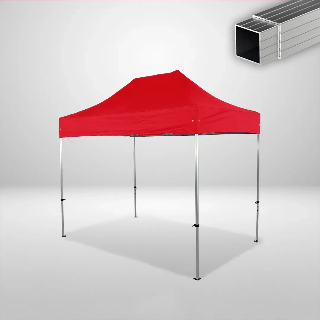 Carpa Plegable 3x2 m, Gama ECO 32mm, Sin laterales, rojo 1 Carpa Plegable 3x2 m, Gama ECO 32mm, Sin laterales, rojo