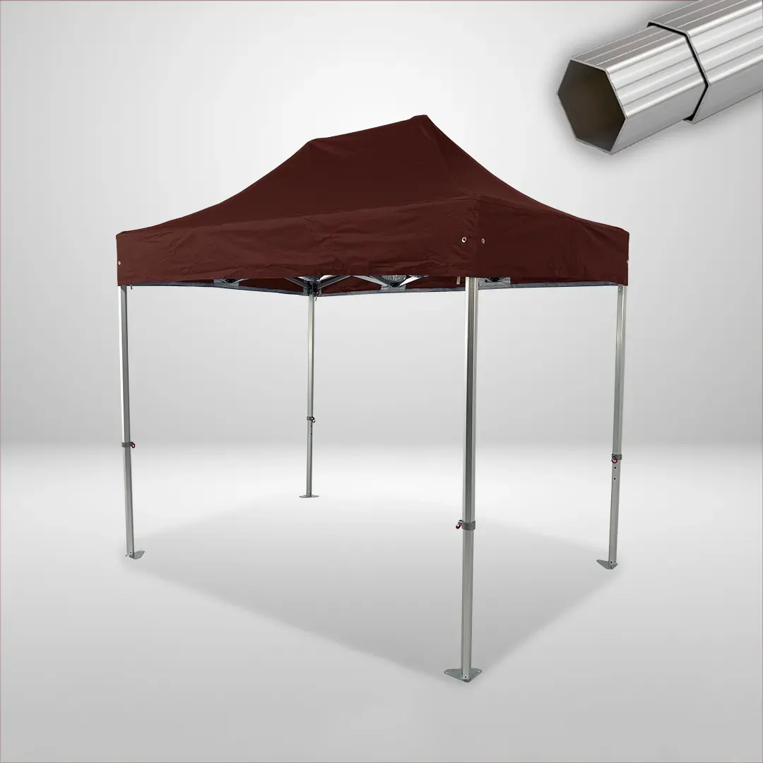Carpa Plegable 3x2 m, Gama ELITE 50mm, Sin laterales, marron 1 Carpa Plegable 3x2 m, Gama ELITE 50mm, Sin laterales, marron