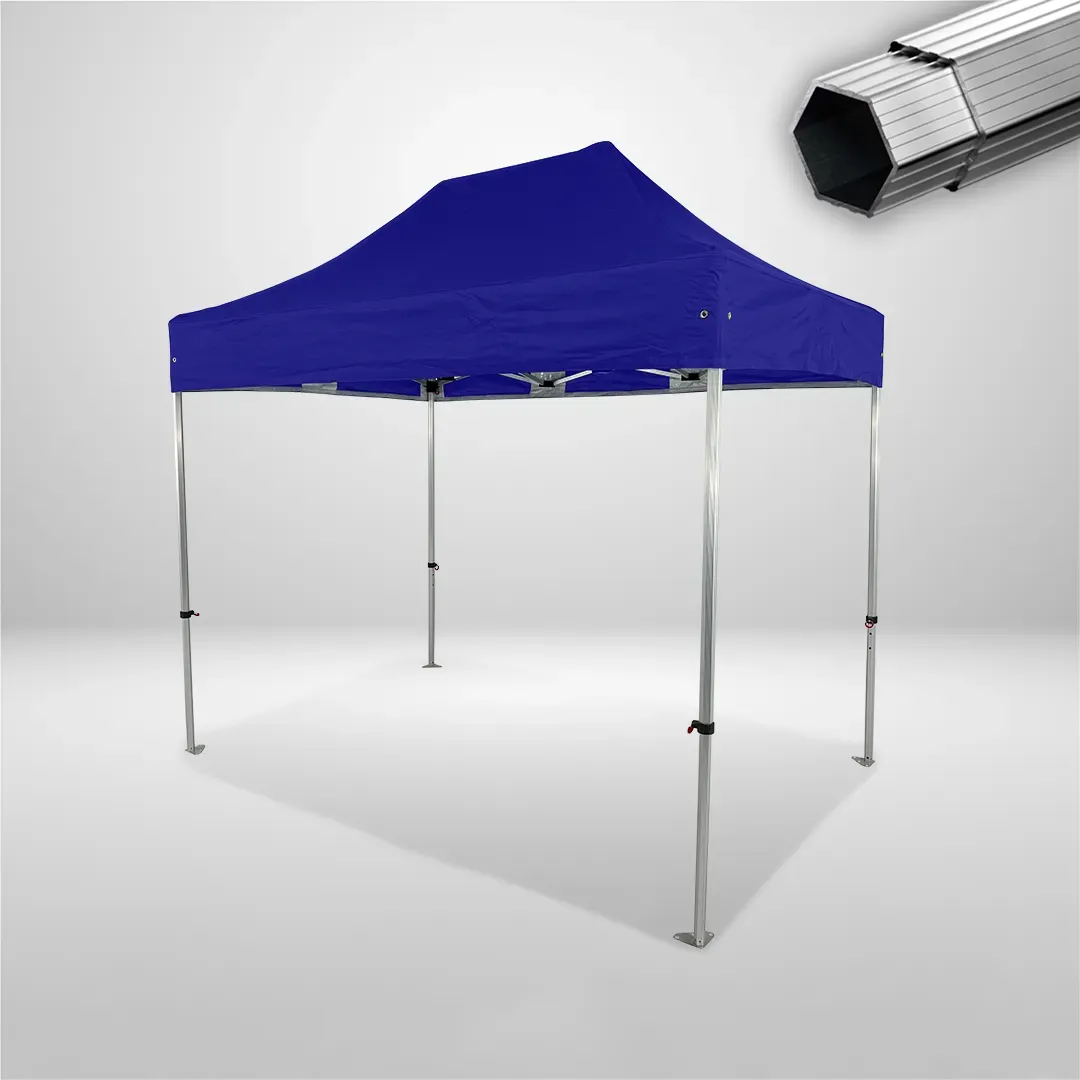 Carpa Plegable 3x2 m, Gama PLUS 40mm, Sin laterales, azul 1 Carpa Plegable 3x2 m, Gama PLUS 40mm, Sin laterales, azul