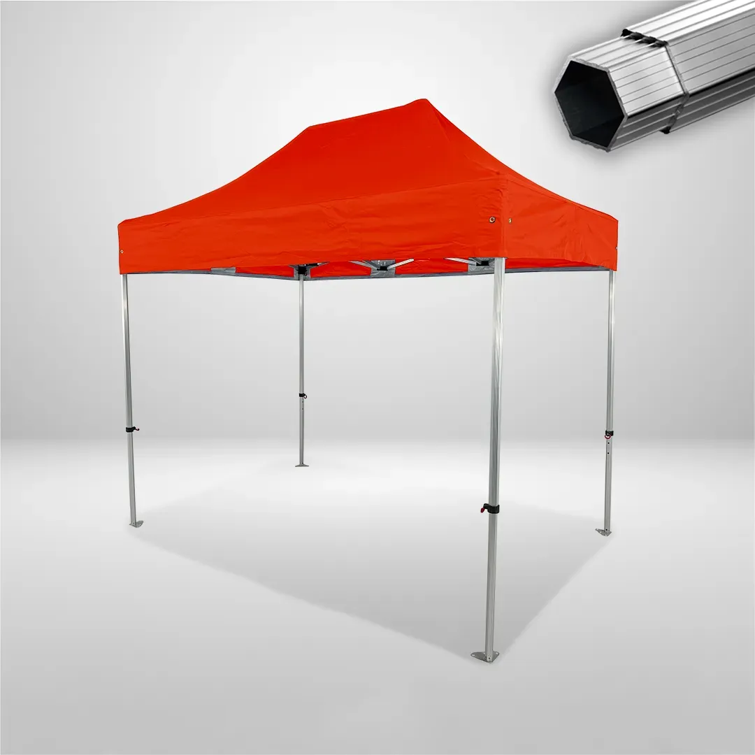 Carpa Plegable 3x2 m, Gama PLUS 40mm, Sin laterales, naranja 1 Carpa Plegable 3x2 m, Gama PLUS 40mm, Sin laterales, naranja