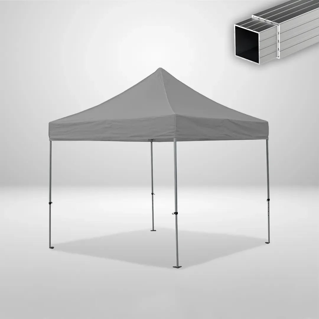 Carpa Plegable 3x3 m, Gama ECO 32mm, Sin laterales, gris 1 Carpa Plegable 3x3 m, Gama ECO 32mm, Sin laterales, gris