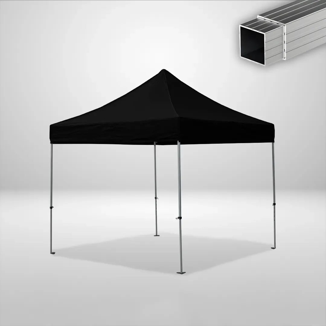 Carpa Plegable 3x3 m, Gama ECO 32mm, Sin laterales, negro 1 Carpa Plegable 3x3 m, Gama ECO 32mm, Sin laterales, negro