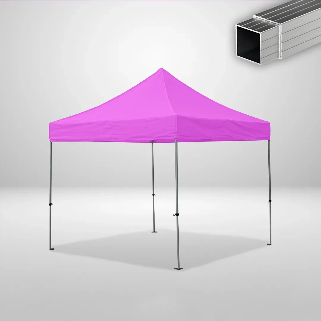 Carpa Plegable 3x3 m, Gama ECO 32mm, Sin laterales, rosa 1 Carpa Plegable 3x3 m, Gama ECO 32mm, Sin laterales, rosa