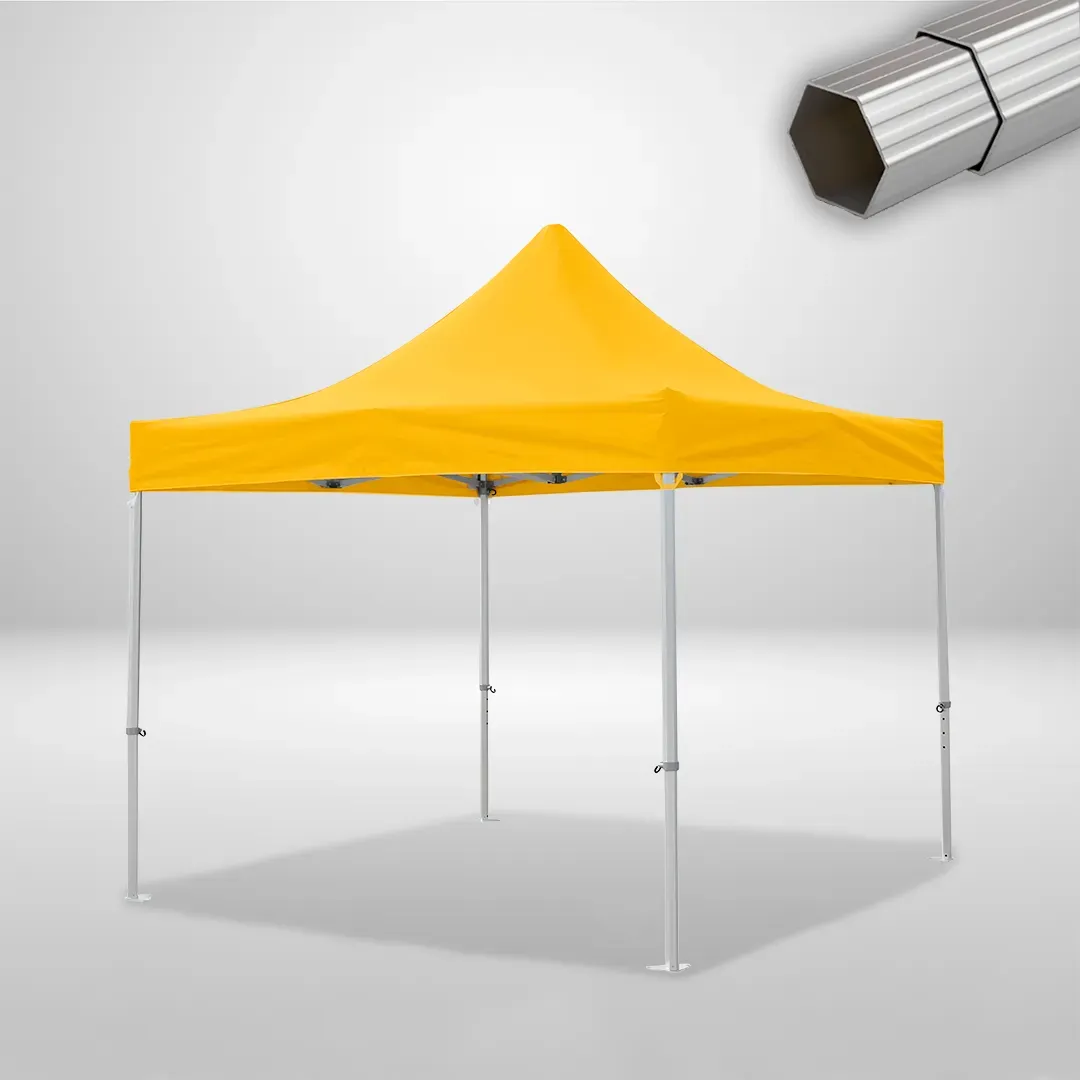 Carpa Plegable 3x3 m, Gama ELITE 50mm, Sin laterales, amarillo 1 Carpa Plegable 3x3 m, Gama ELITE 50mm, Sin laterales, amarillo