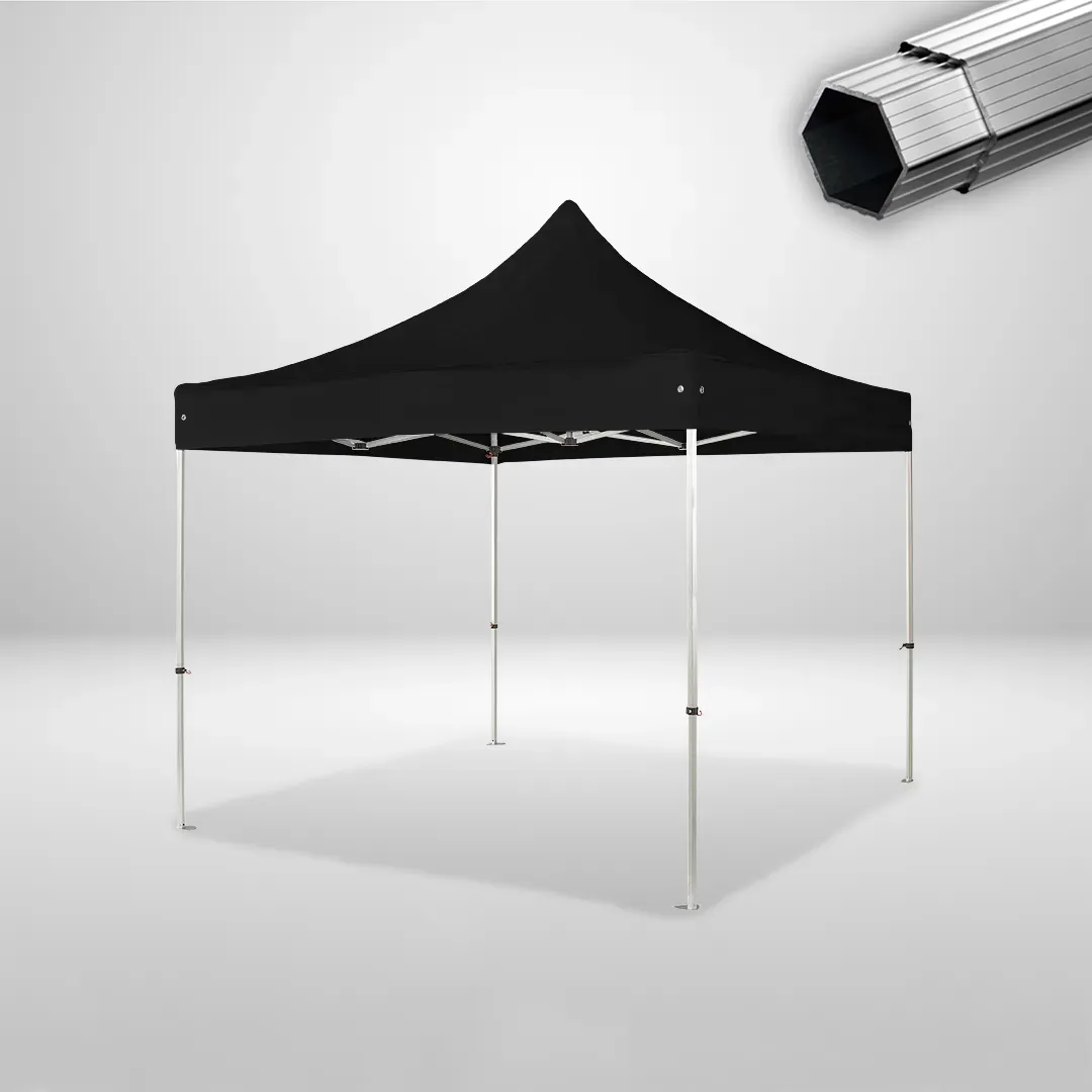 Carpa Plegable 3x3 m, Gama PLUS 40mm, Sin laterales, negro 1 Carpa Plegable 3x3 m, Gama PLUS 40mm, Sin laterales, negro