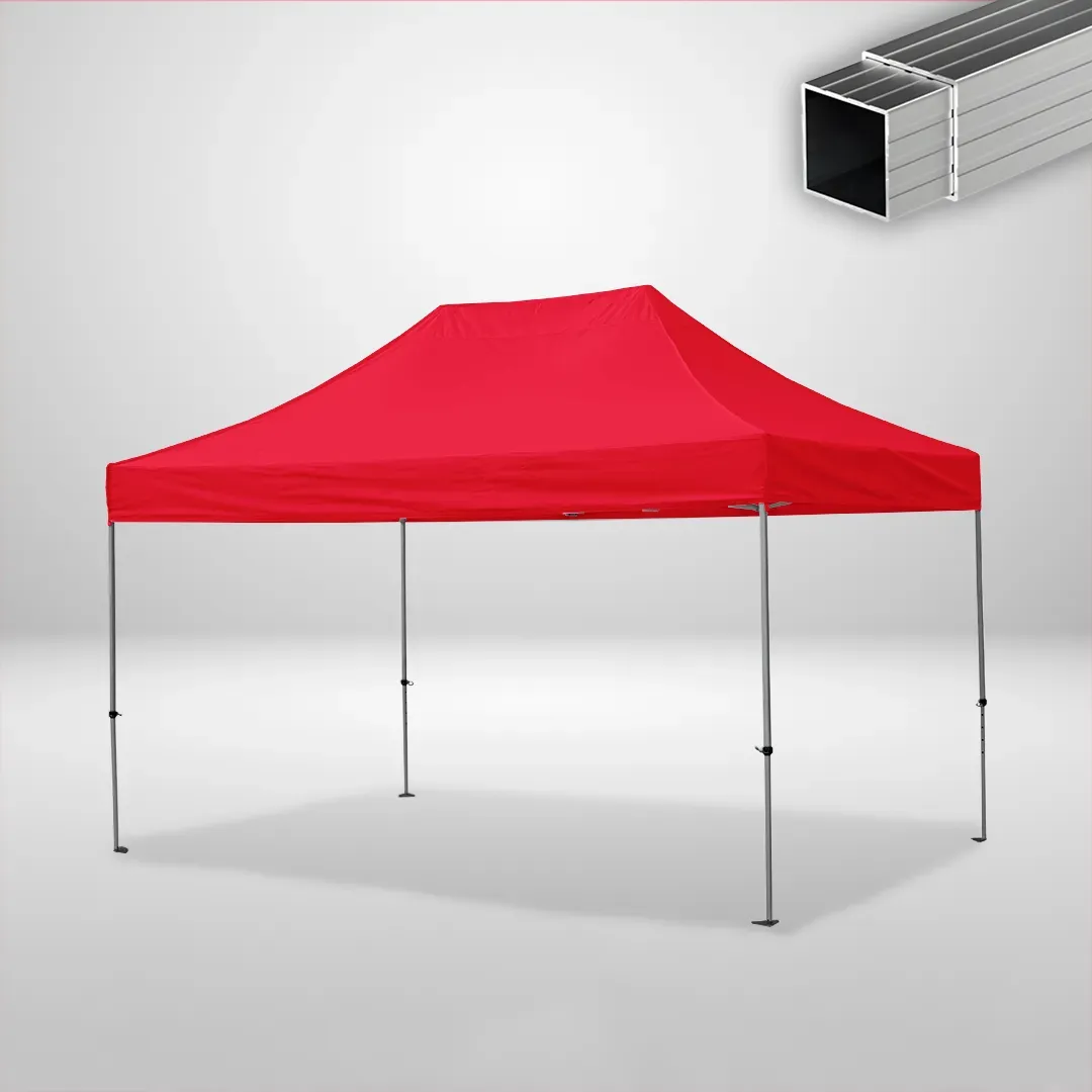 Carpa Plegable 3x4.5 m, Gama ECO 32mm, Sin laterales, rojo 1 Carpa Plegable 3x4.5 m, Gama ECO 32mm, Sin laterales, rojo