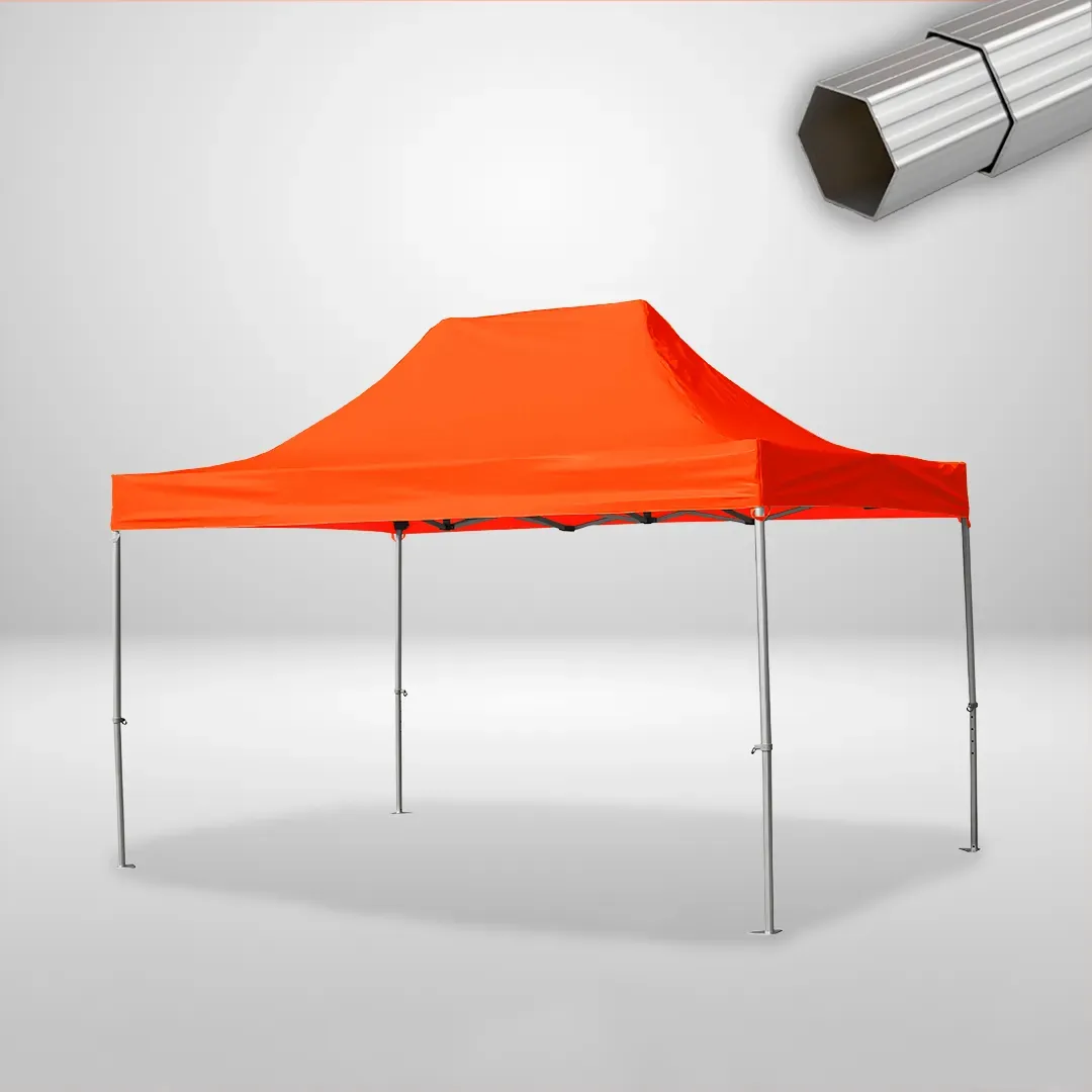 Carpa Plegable 3x4.5 m, Gama ELITE 50mm, Sin laterales, naranja 1 Carpa Plegable 3x4.5 m, Gama ELITE 50mm, Sin laterales, naranja