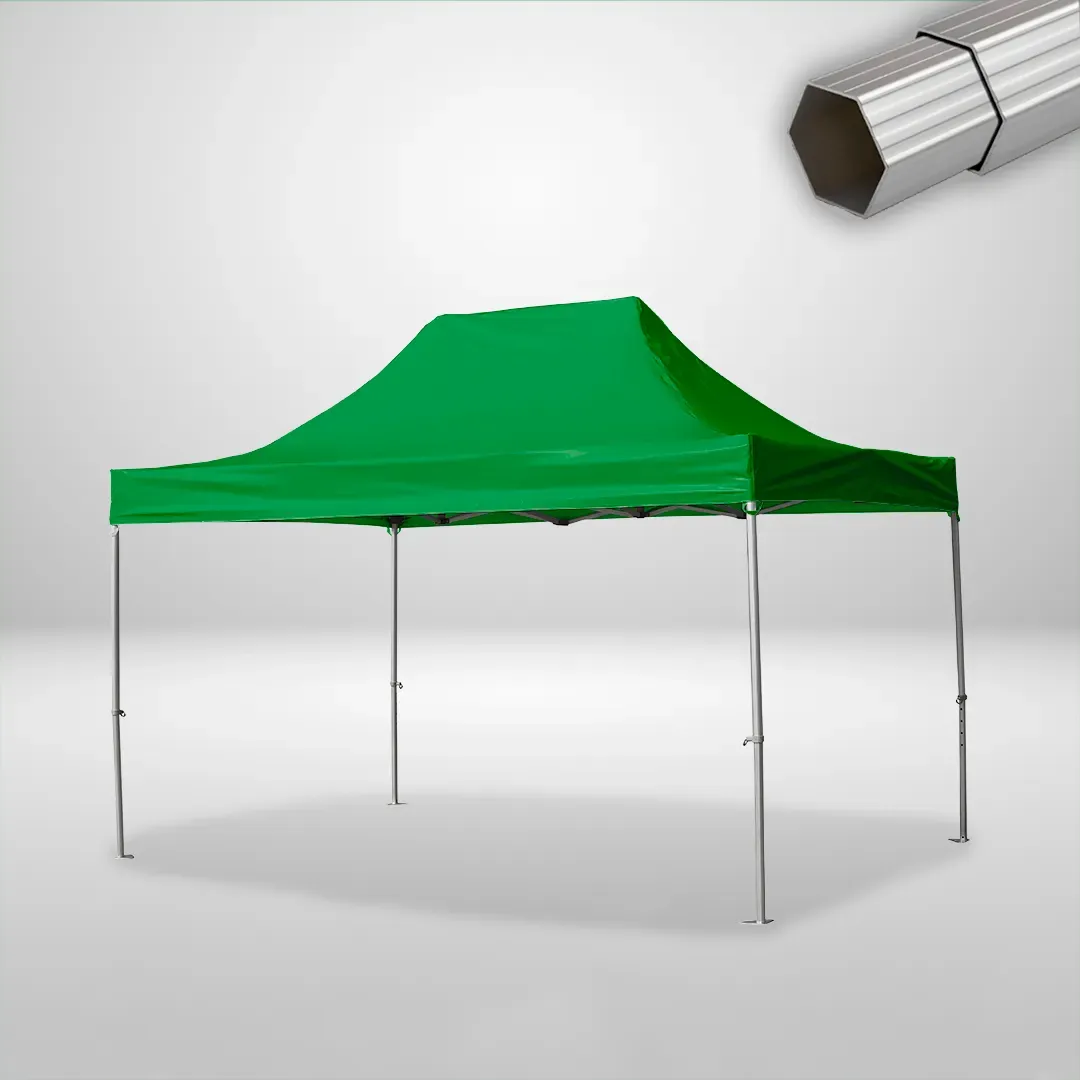 Carpa Plegable 3x4.5 m, Gama ELITE 50mm, Sin laterales, verde botella 1 Carpa Plegable 3x4.5 m, Gama ELITE 50mm, Sin laterales, verde botella