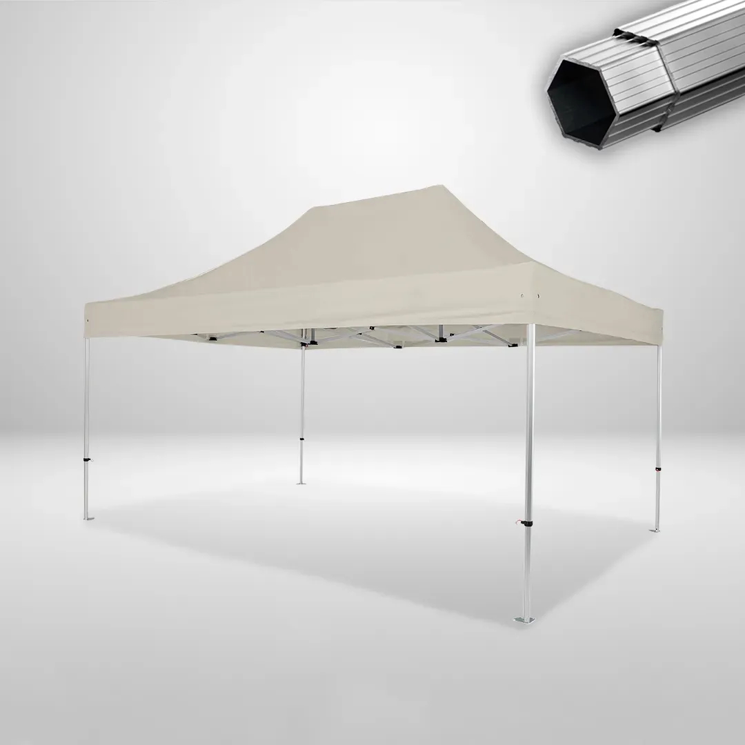 Carpa Plegable 3x4.5 m, Gama PLUS 40mm, Sin laterales, beige 1 Carpa Plegable 3x4.5 m, Gama PLUS 40mm, Sin laterales, beige