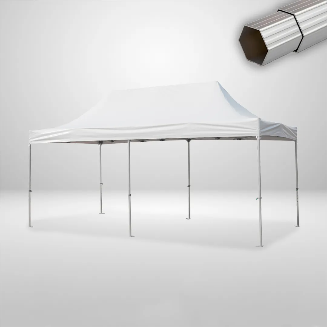 Carpa Plegable 6x3 m, Gama ELITE 50mm, Sin laterales, PVC blanco 1 Carpa Plegable 6x3 m, Gama ELITE 50mm, Sin laterales, PVC blanco
