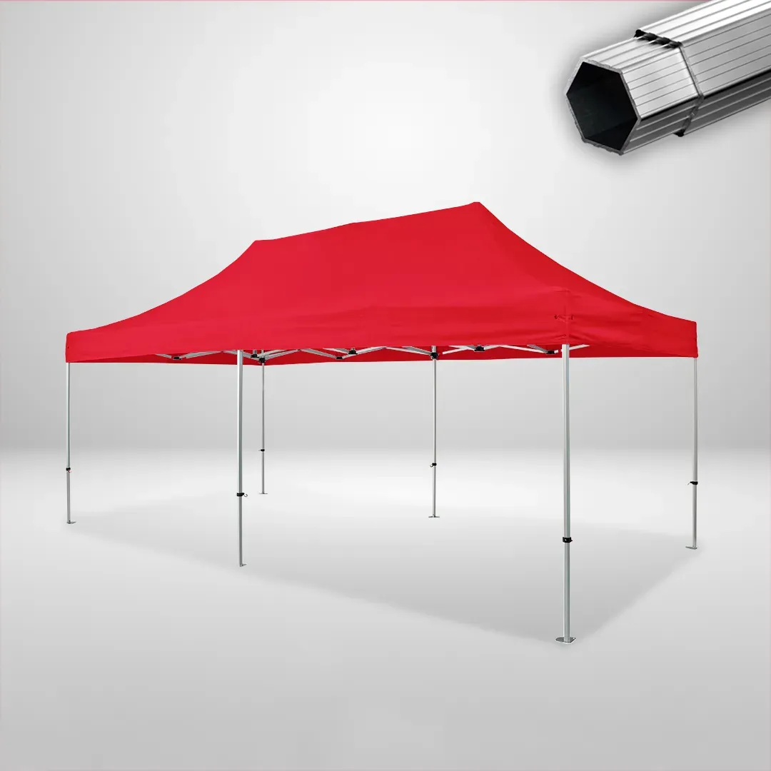 Carpa Plegable 6x3 m, Gama PLUS 40mm, Sin laterales, rojo 1 Carpa Plegable 6x3 m, Gama PLUS 40mm, Sin laterales, rojo