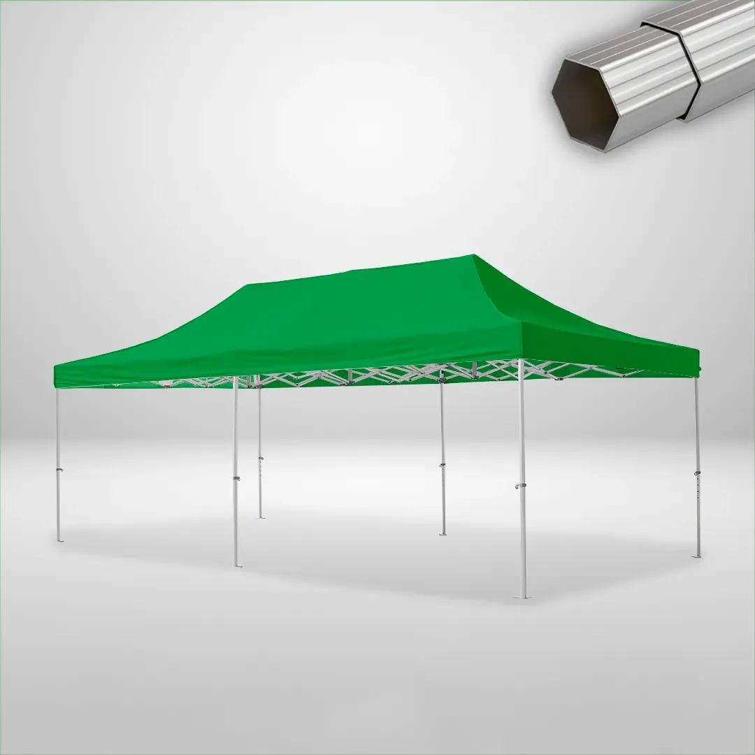 Carpa Plegable 8x4 m, Gama ELITE 50mm, Sin laterales, verde botella 1 Carpa Plegable 8x4 m, Gama ELITE 50mm, Sin laterales, verde botella