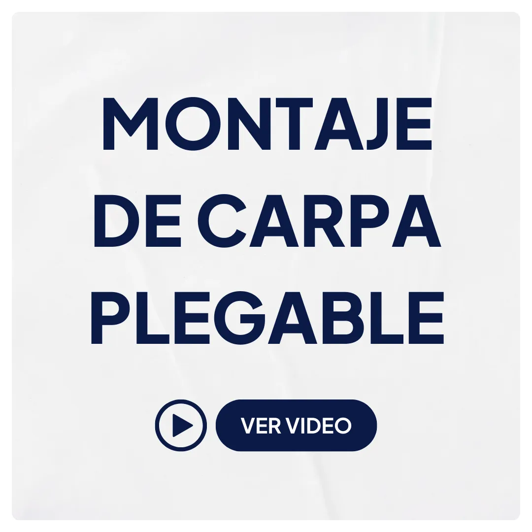 como montar una carpa plegable